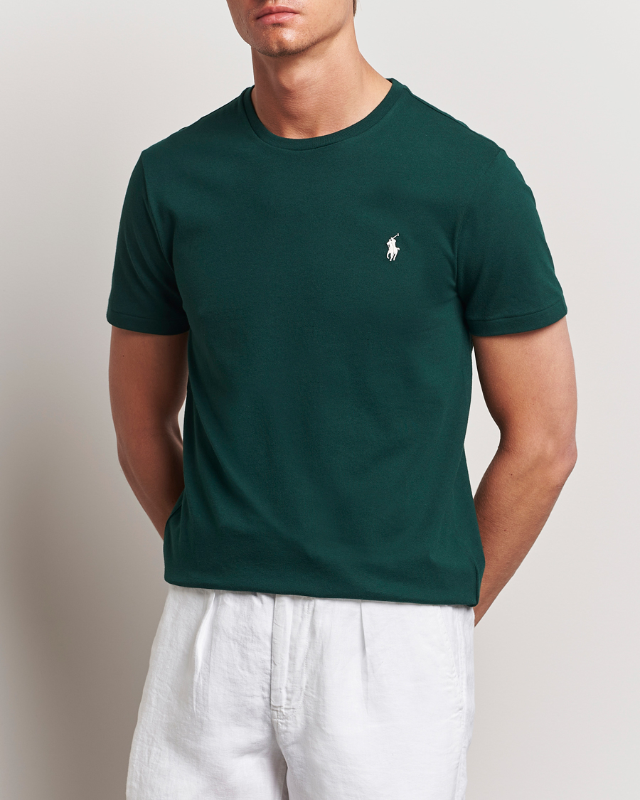 Herre | T-Shirts | Polo Ralph Lauren | Crew Neck T-Shirt Moss Agate