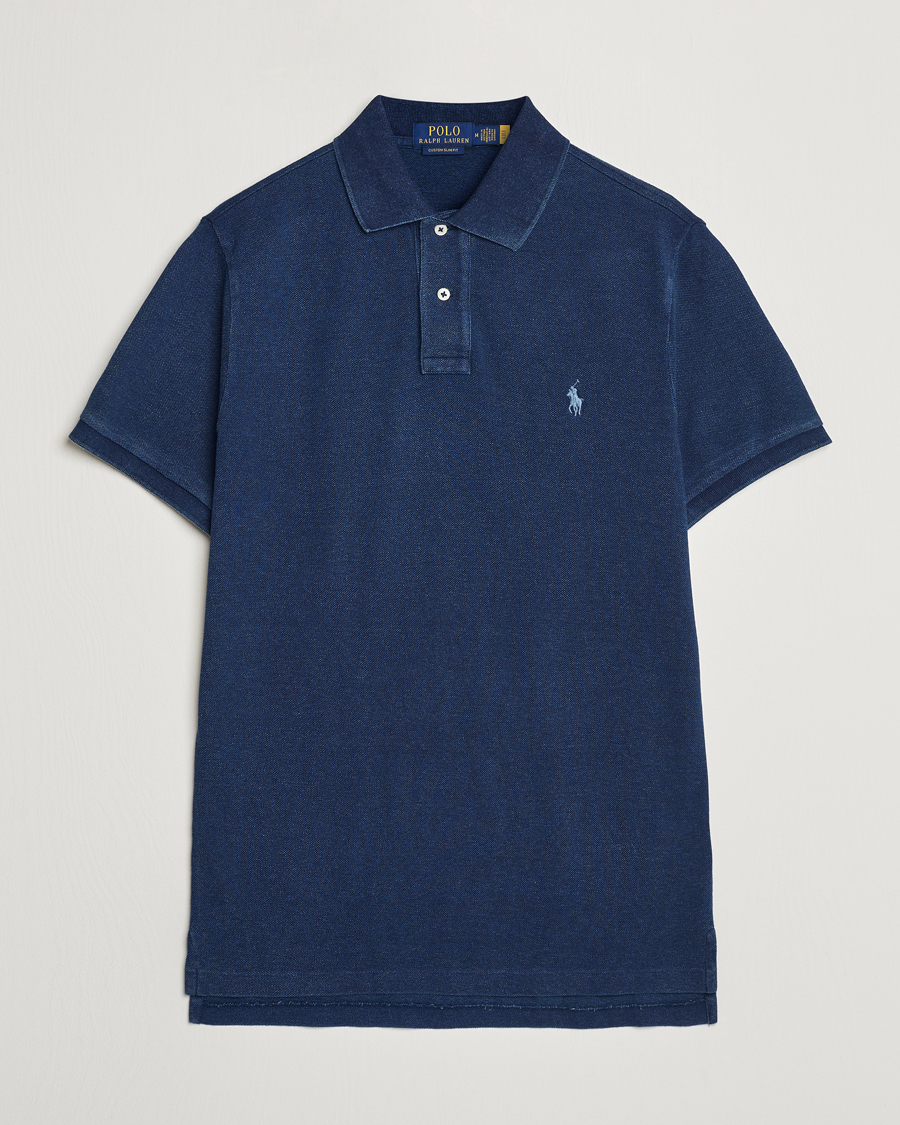 Herre | Polotrøjer | Polo Ralph Lauren | Custom Slim Fit Polo Dark Indigo