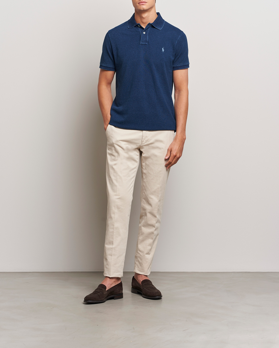 Herre | Polotrøjer | Polo Ralph Lauren | Custom Slim Fit Polo Dark Indigo
