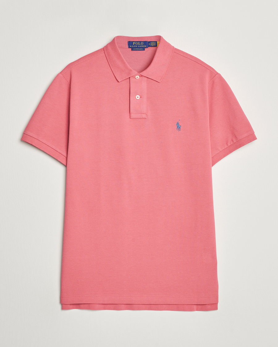 Herre | Polotrøjer | Polo Ralph Lauren | Custom Slim Fit Polo Adirondack Red