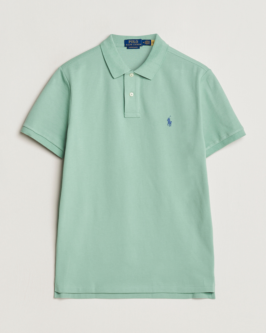 Herre | Polotrøjer | Polo Ralph Lauren | Custom Slim Fit Polo Faded Mint
