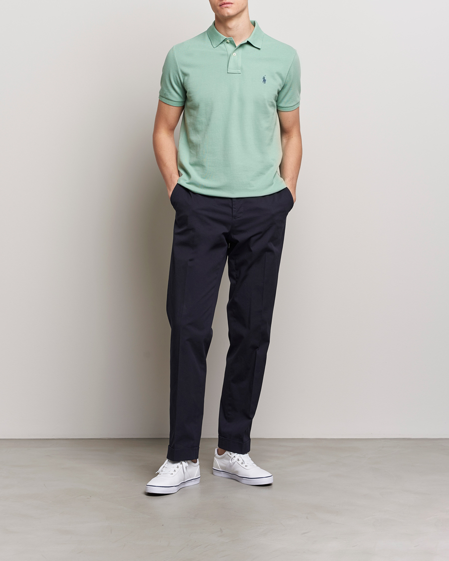 Herre | Polotrøjer | Polo Ralph Lauren | Custom Slim Fit Polo Faded Mint