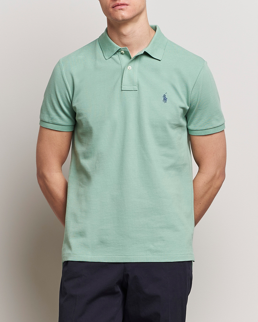 Herre | Polotrøjer | Polo Ralph Lauren | Custom Slim Fit Polo Faded Mint