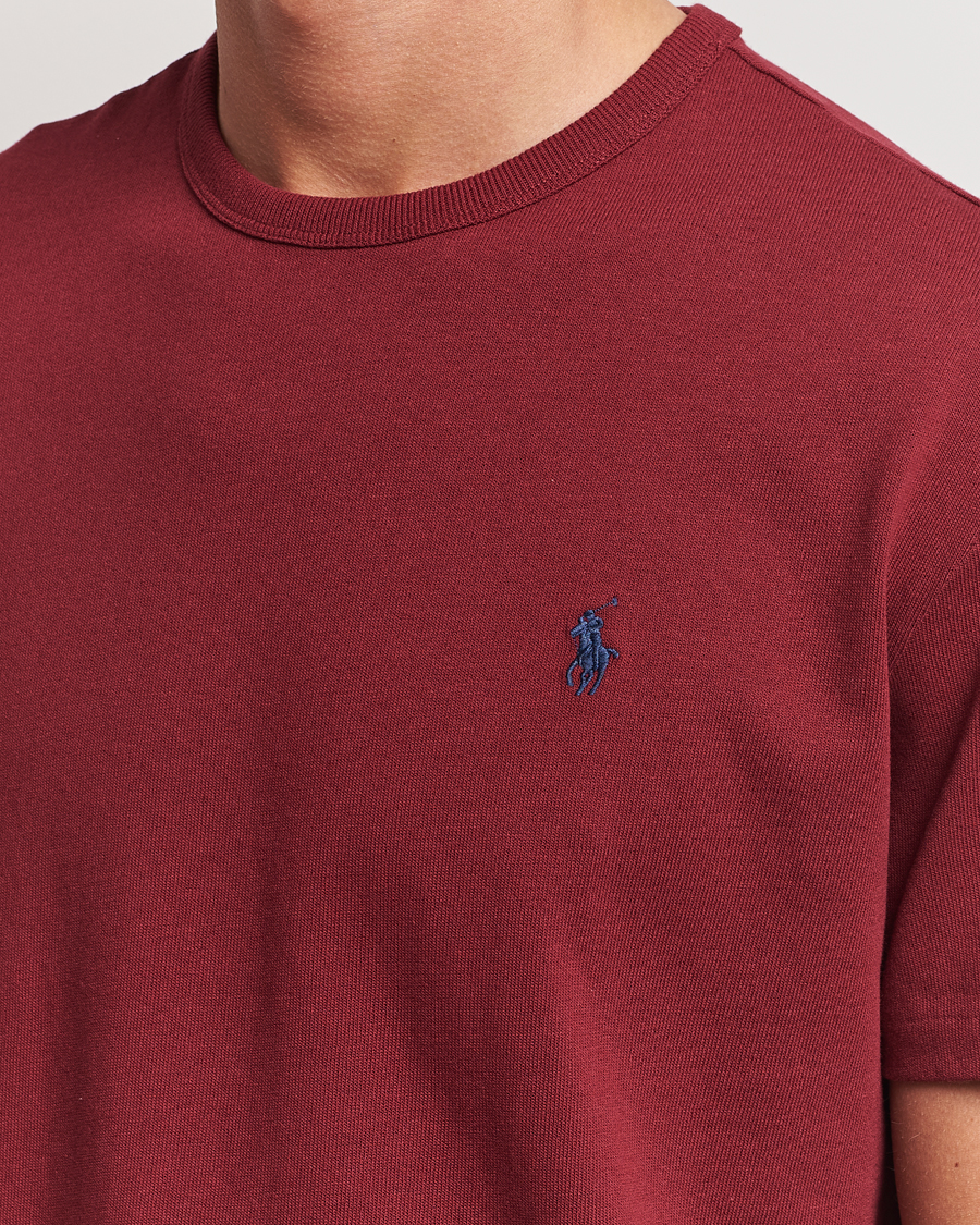 Herre | T-Shirts | Polo Ralph Lauren | Heavyweight Crew Neck T-Shirt Red Carpet