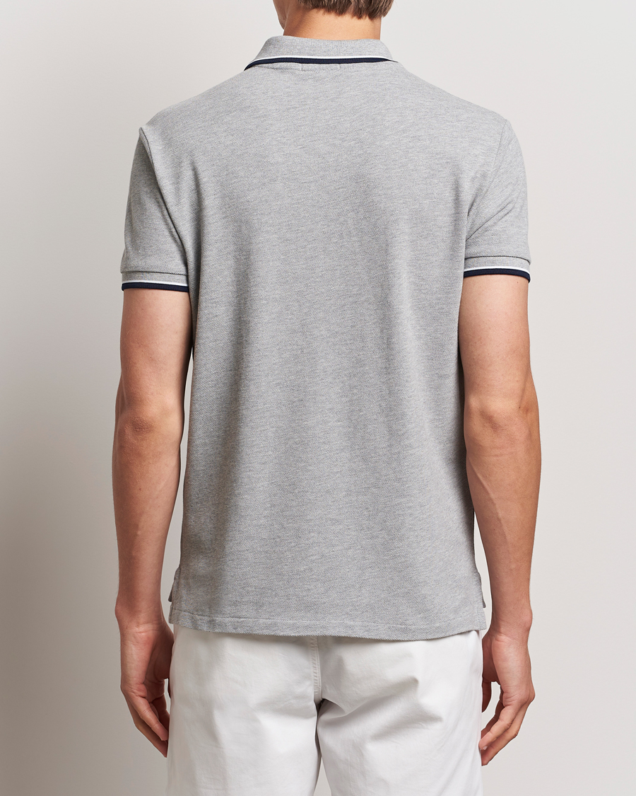 Herre | Polotrøjer | Polo Ralph Lauren | Custom Slim Fit Tipped Polo Andover Heather