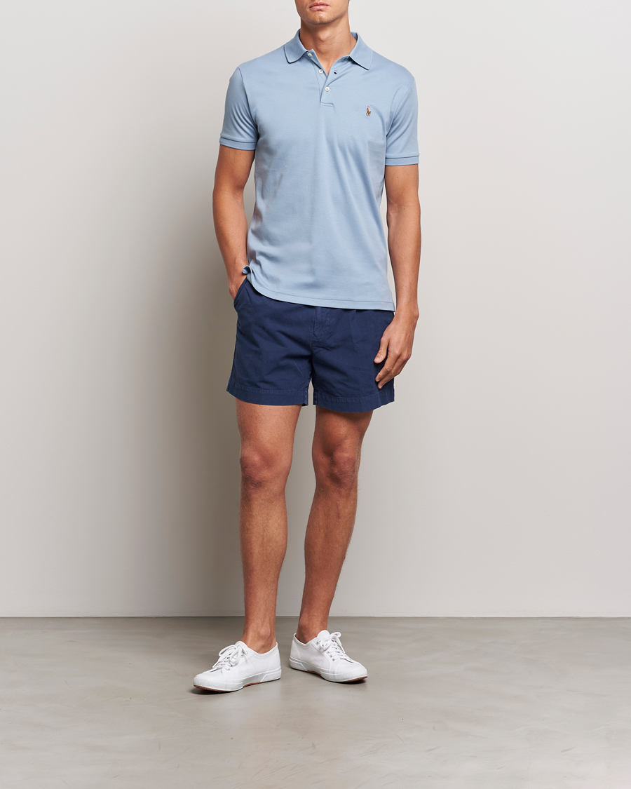 Herre | Polotrøjer | Polo Ralph Lauren | Luxury Pima Cotton Polo Vessel Blue