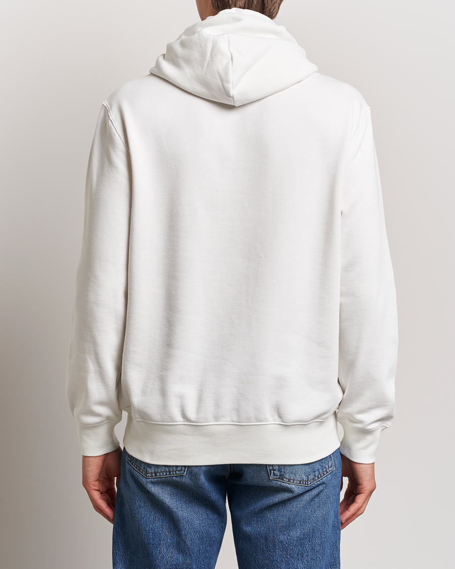 Herre | Trøjer | Polo Ralph Lauren | Printed Hemingway Bear Hoodie Deckwash White