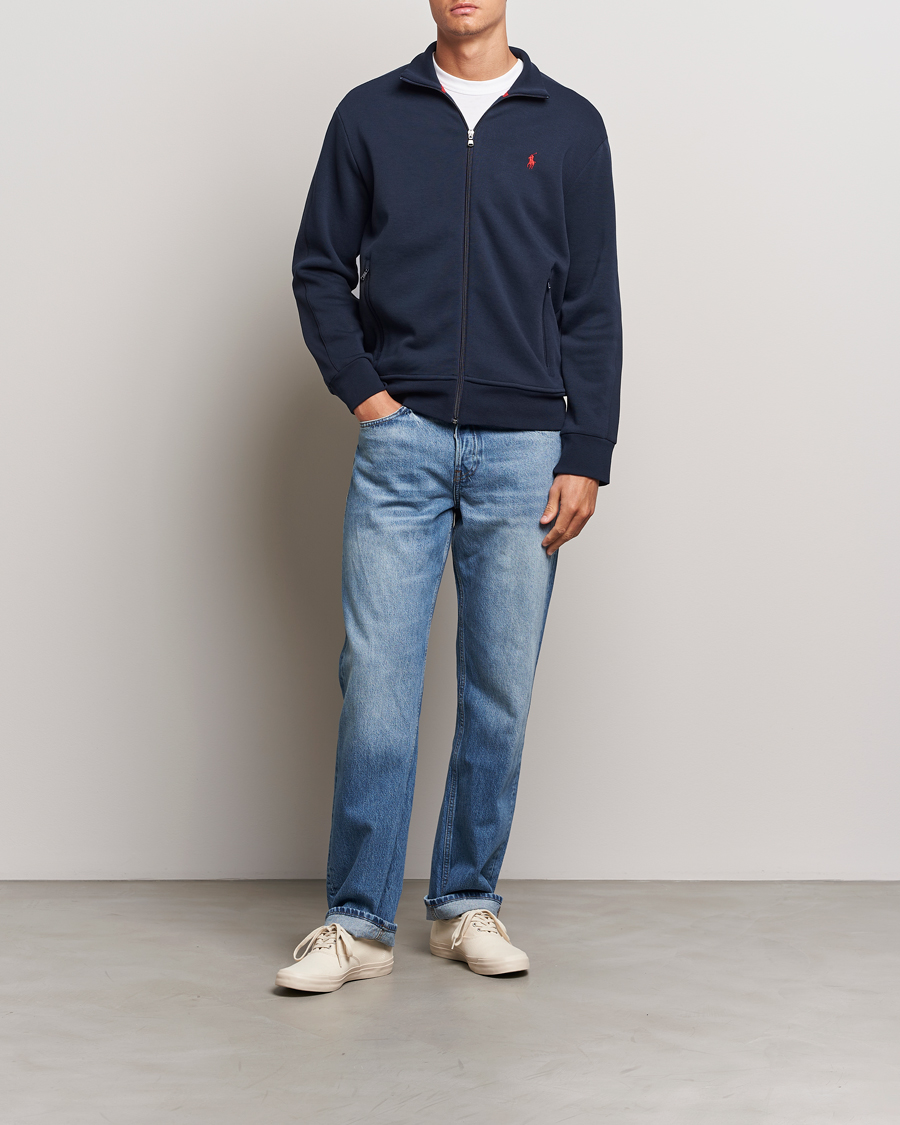Herre | Trøjer | Polo Ralph Lauren | Tech Double Knit Full Zip Aviator Navy