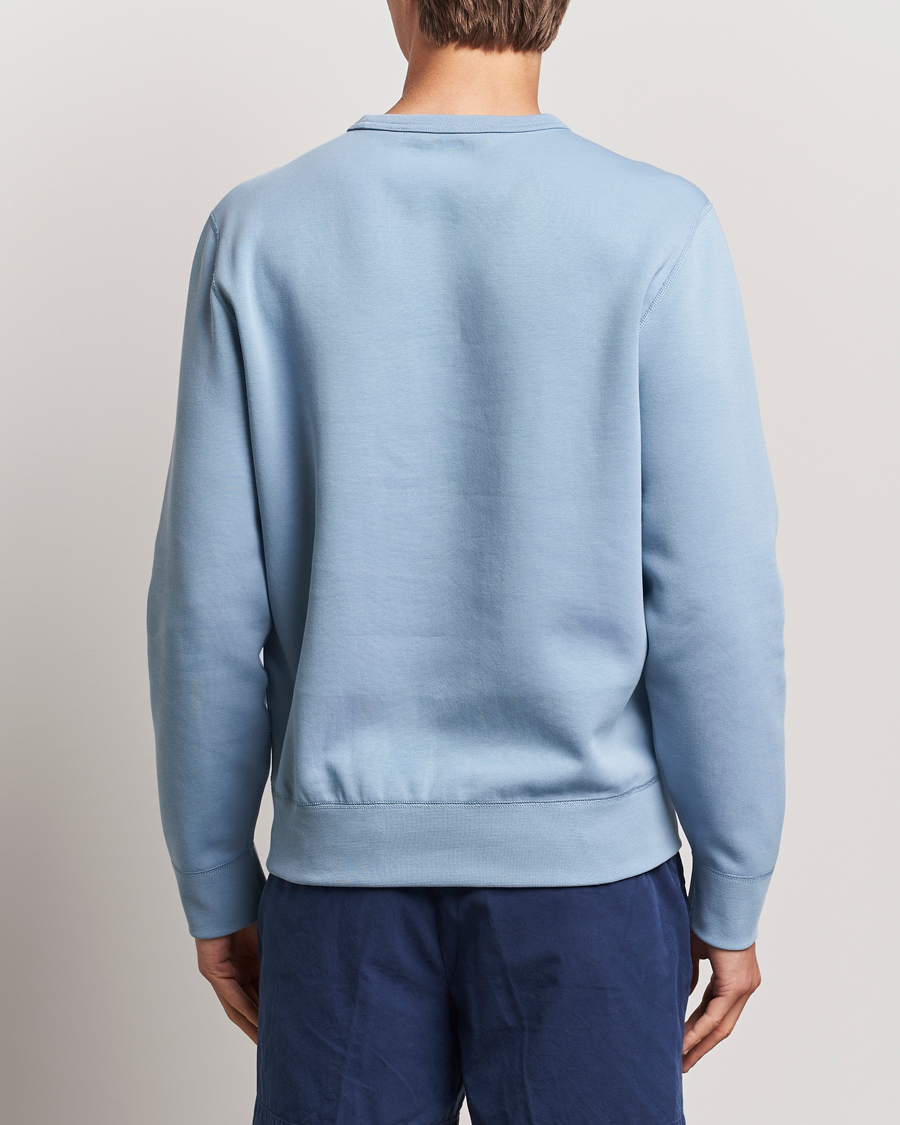 Herre | Trøjer | Polo Ralph Lauren | Tech Double Knit Crew Neck Sweatshirt Vessel Blue
