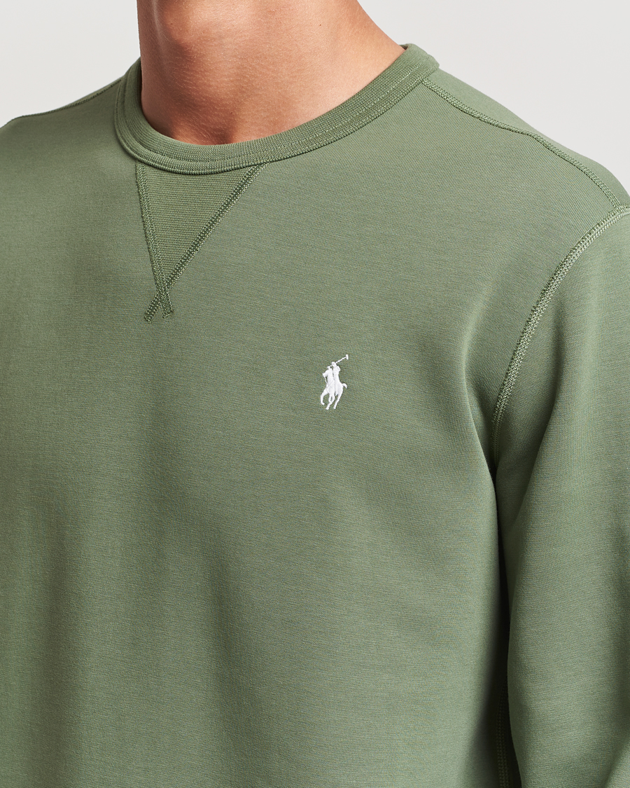 Herre | Trøjer | Polo Ralph Lauren | Tech Double Knit Crew Neck Sweatshirt Cargo Green