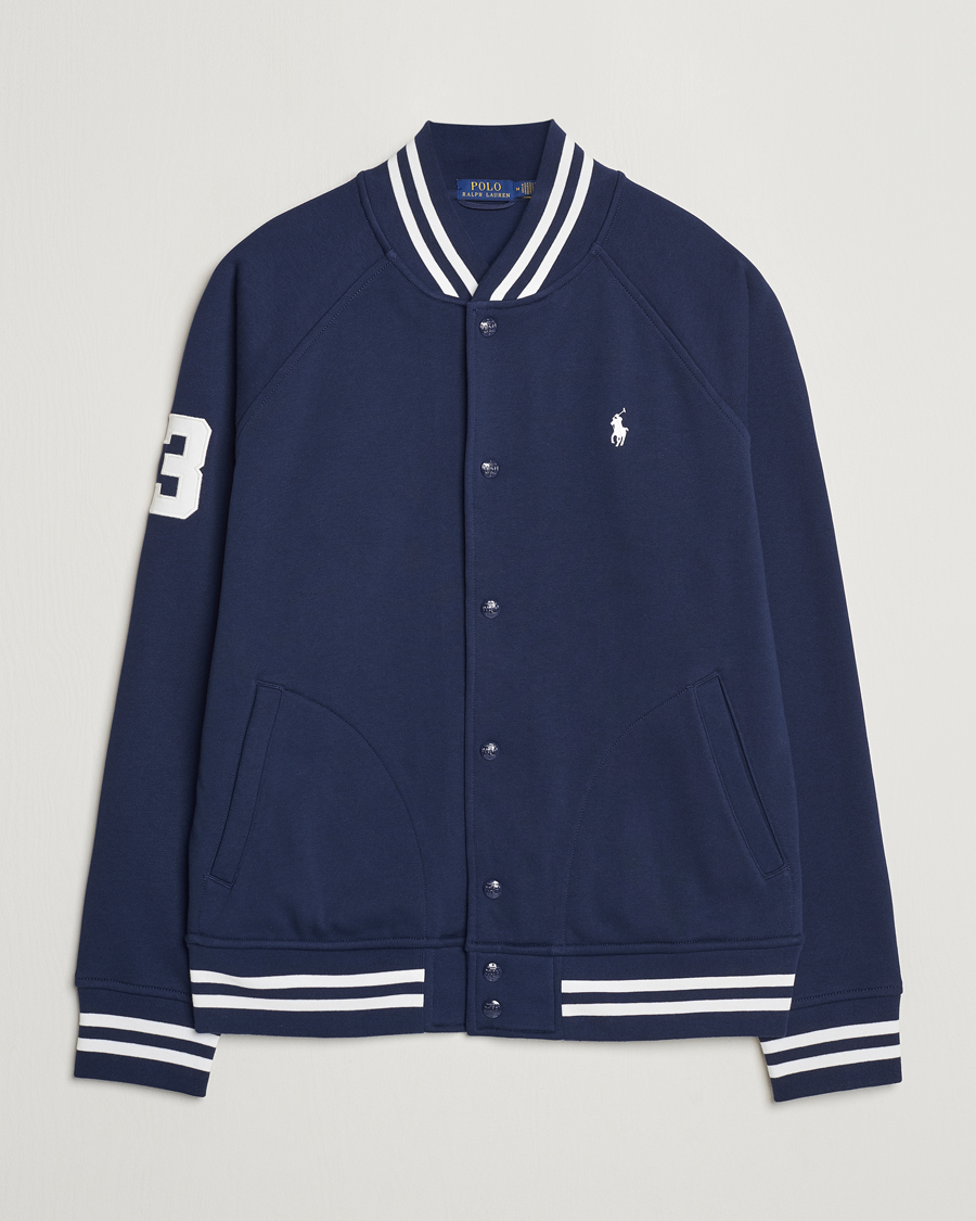 Herre | Jakker | Polo Ralph Lauren | Match Club Baseball Jacket Newport Navy