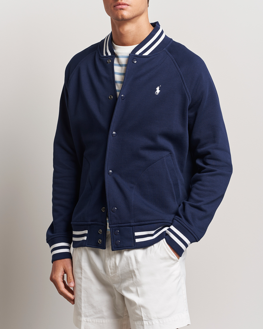 Herre | Jakker | Polo Ralph Lauren | Match Club Baseball Jacket Newport Navy