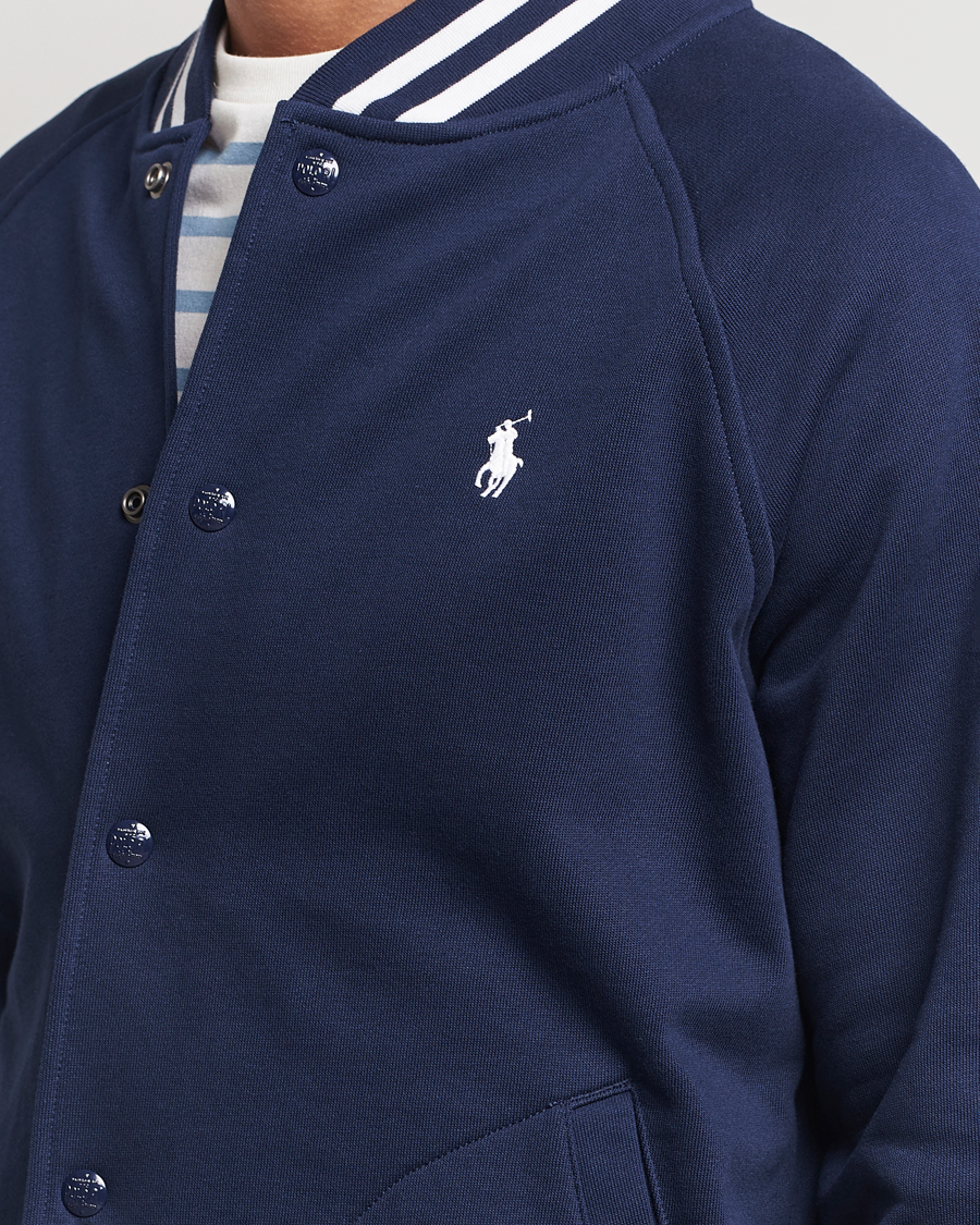 Herre | Jakker | Polo Ralph Lauren | Match Club Baseball Jacket Newport Navy