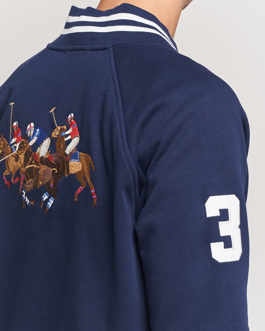 Herre | Jakker | Polo Ralph Lauren | Match Club Baseball Jacket Newport Navy