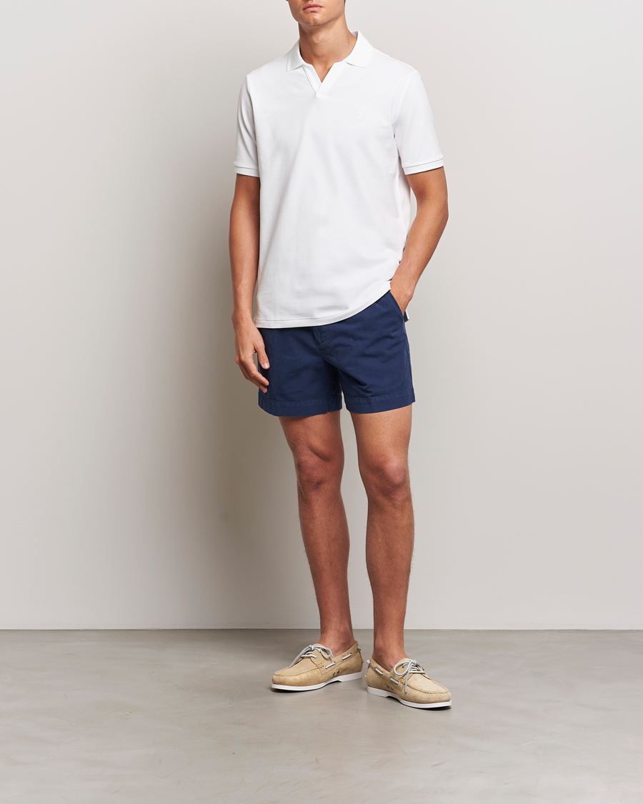 Herre | Polotrøjer | Polo Ralph Lauren | Classic Fit Open Collar Polo White