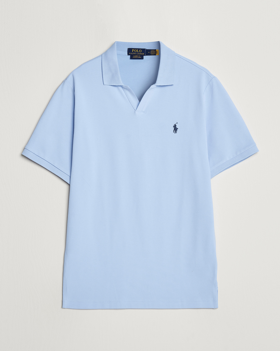 Herre | Polotrøjer | Polo Ralph Lauren | Classic Fit Open Collar Polo Office Blue