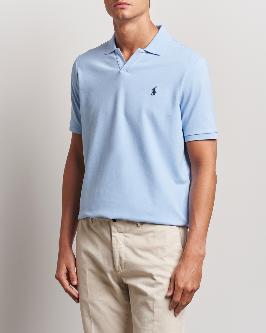 Herre | Polotrøjer | Polo Ralph Lauren | Classic Fit Open Collar Polo Office Blue