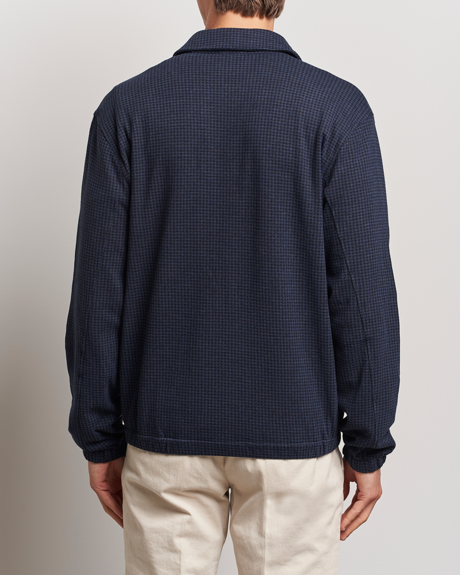 Herre | Jakker | Polo Ralph Lauren | Double Knit Dogtooth Baracuda Jacket Vintage Navy