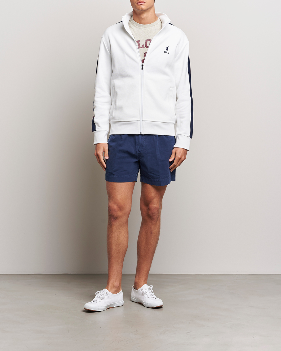 Herre | Trøjer | Polo Ralph Lauren | Double Knit Taped Track Jacket White