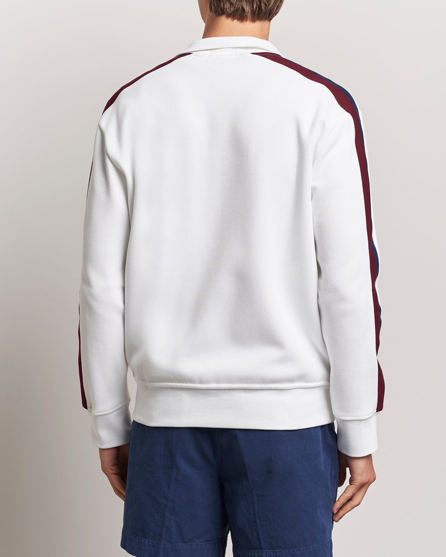 Herre | Trøjer | Polo Ralph Lauren | Double Knit Taped Track Jacket White