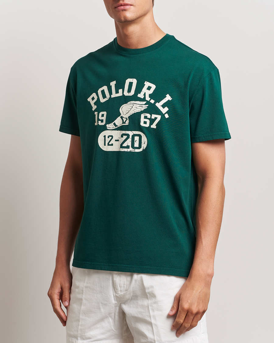 Herre |  | Polo Ralph Lauren | Graphic Crew Neck T-Shirt Moss Agate