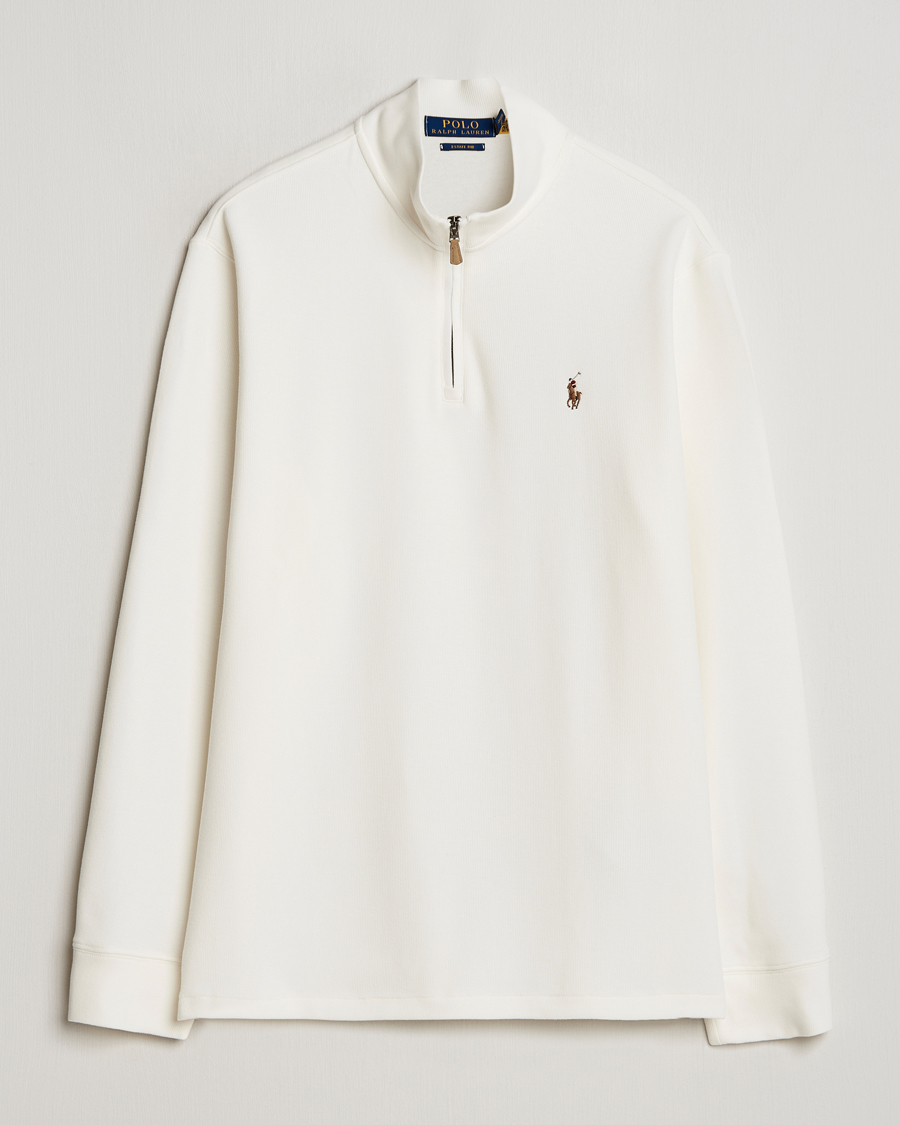 Herre | Trøjer | Polo Ralph Lauren | Double Knit Jaquard Half Zip Sweater Nevis