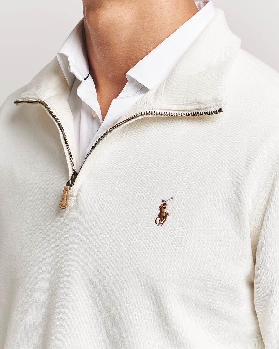 Herre | Trøjer | Polo Ralph Lauren | Double Knit Jaquard Half Zip Sweater Nevis