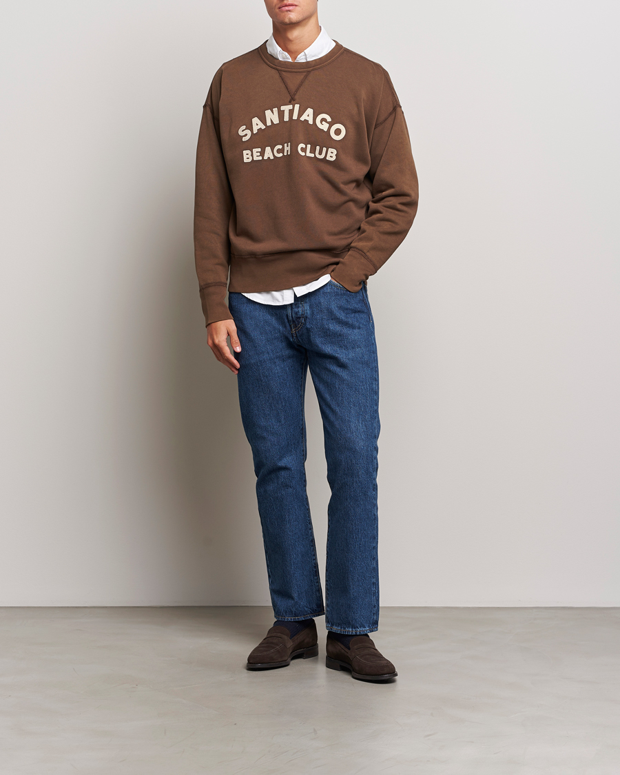 Herre | Trøjer | Polo Ralph Lauren | Graphic Vintage Fleece Sweatshirt Court Brown