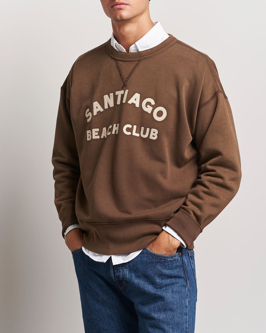 Herre | Trøjer | Polo Ralph Lauren | Graphic Vintage Fleece Sweatshirt Court Brown