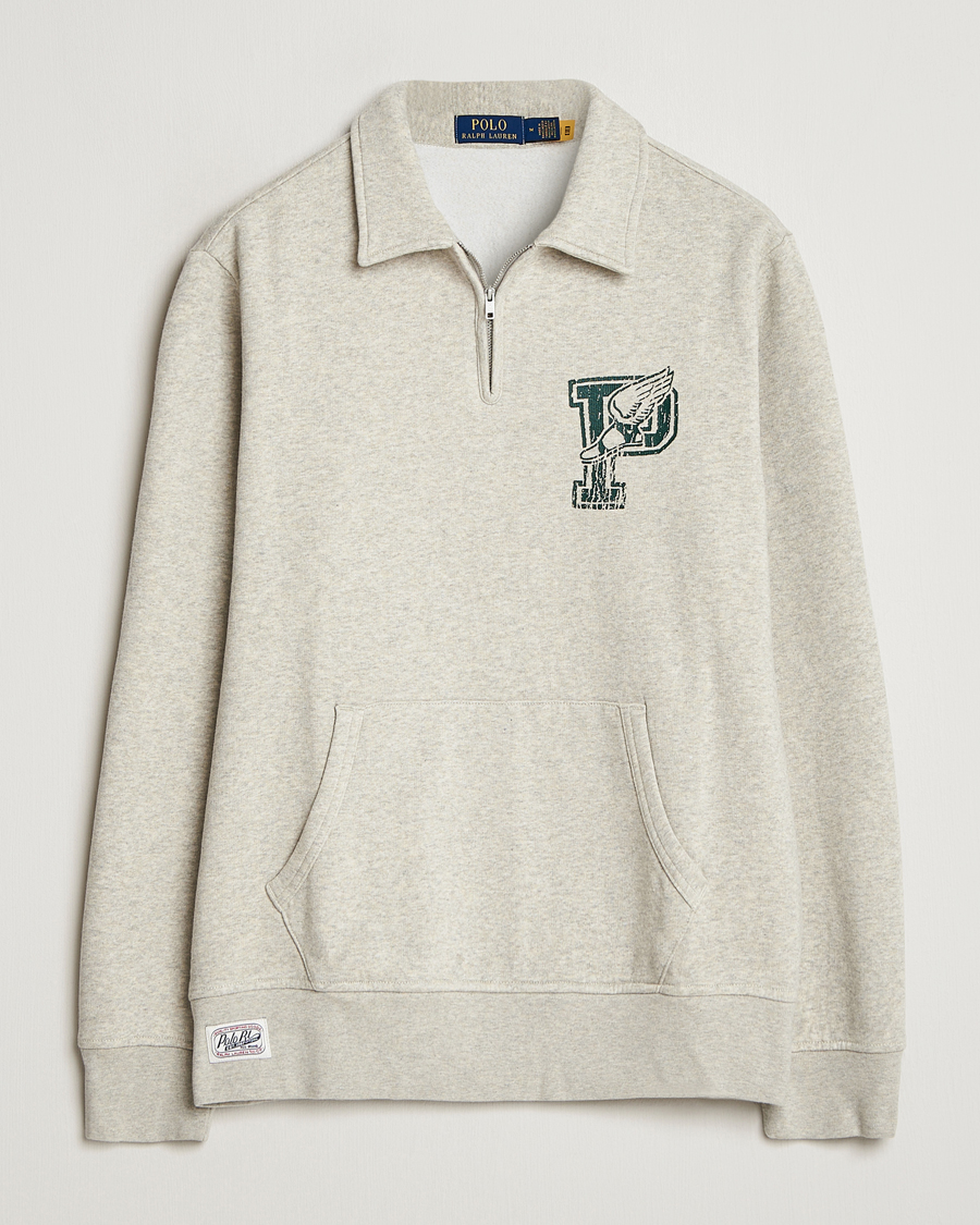 Herre | Trøjer | Polo Ralph Lauren | P Fleece Half Zip Light Vintage Heather