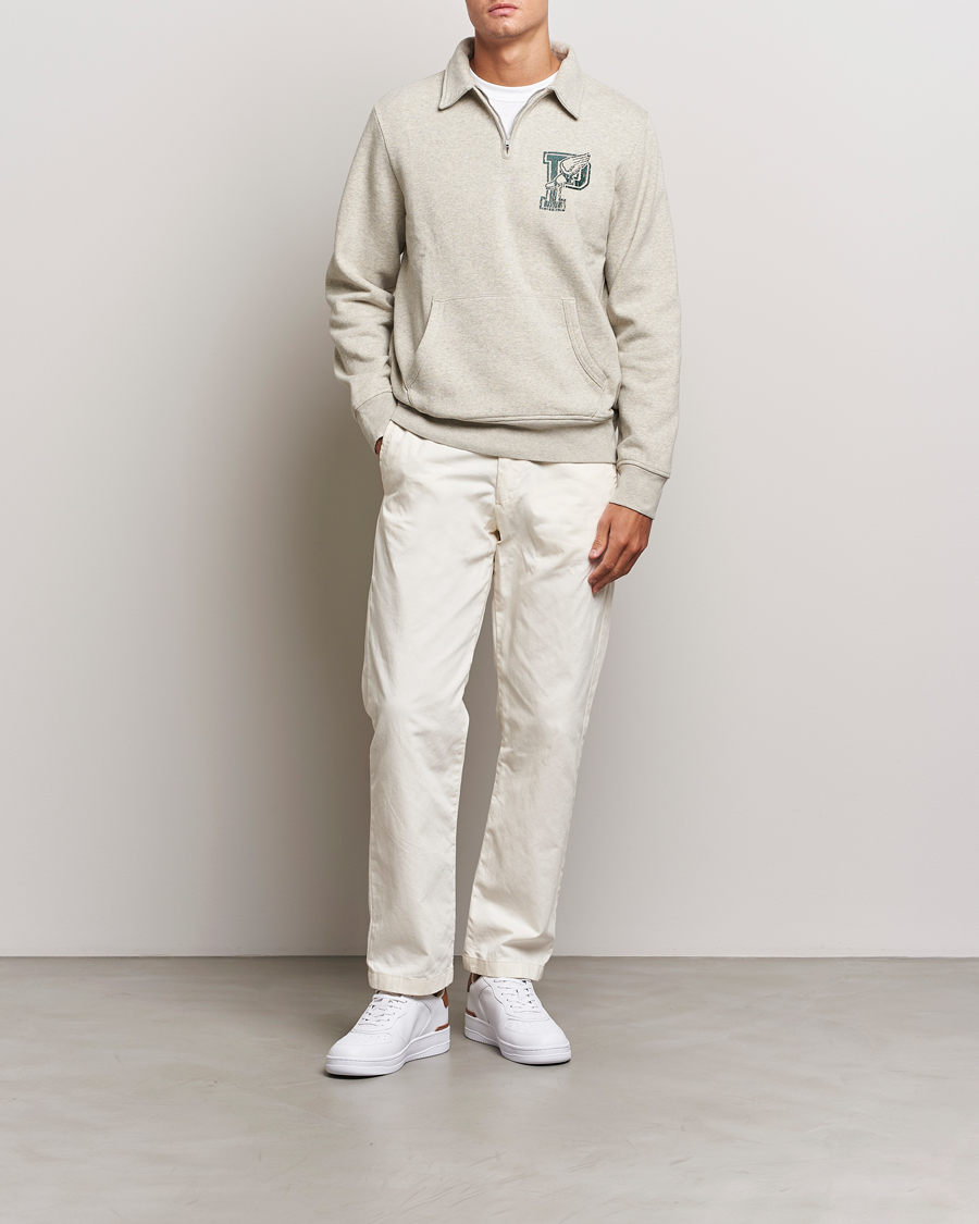 Herre | Trøjer | Polo Ralph Lauren | P Fleece Half Zip Light Vintage Heather