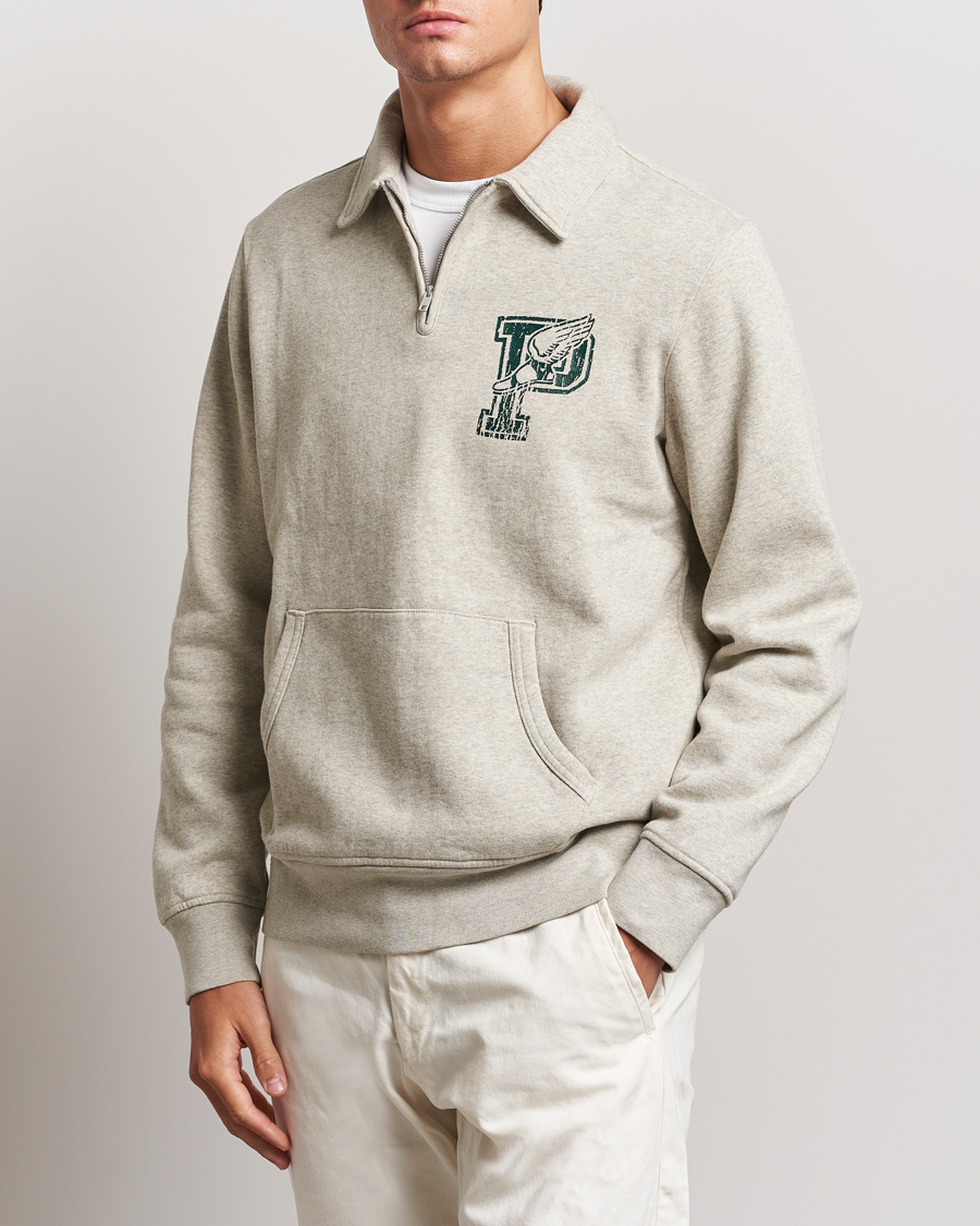 Herre | Trøjer | Polo Ralph Lauren | P Fleece Half Zip Light Vintage Heather