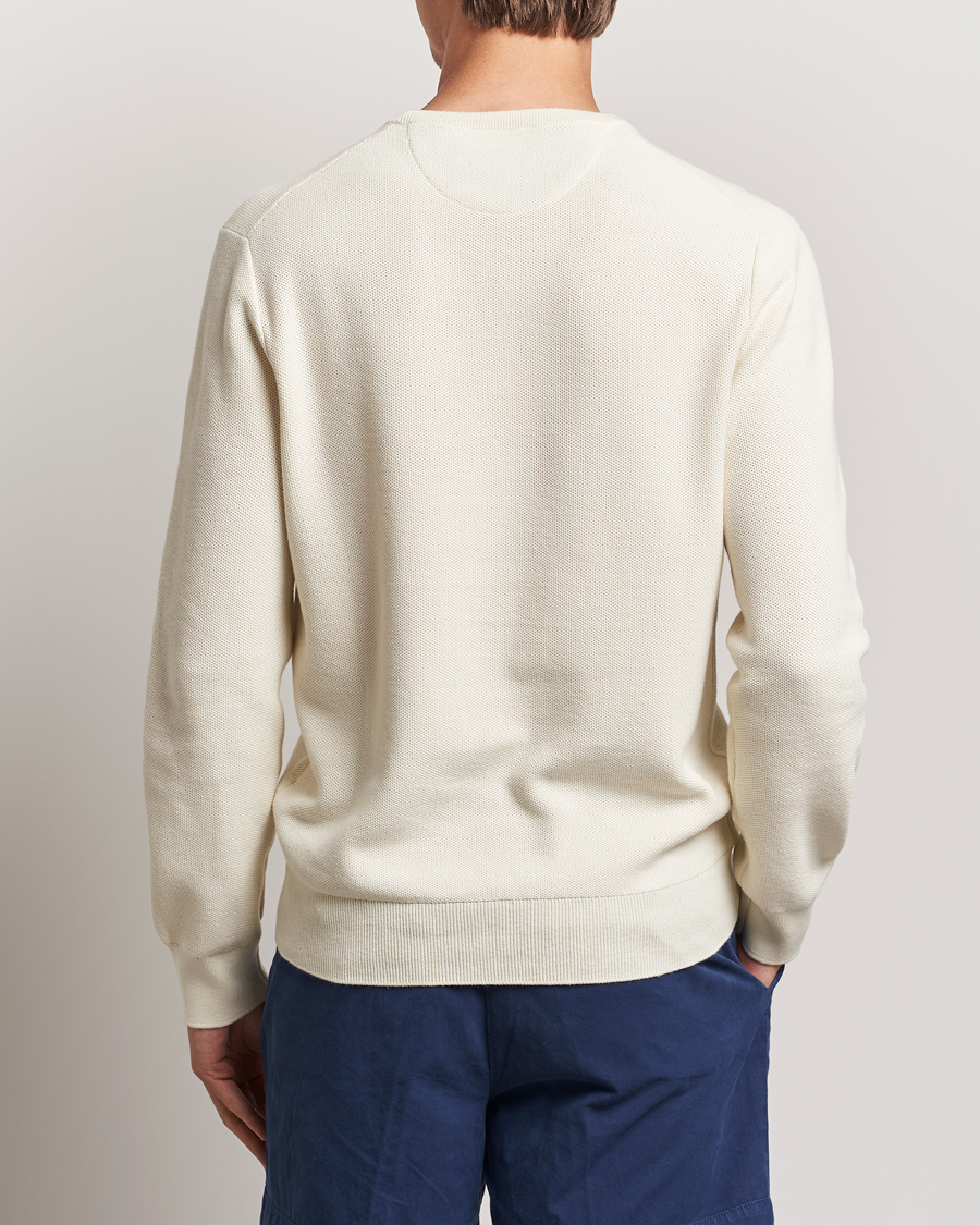 Herre | Trøjer | Polo Ralph Lauren | Textured Crew Neck Sweater Herbal Milk