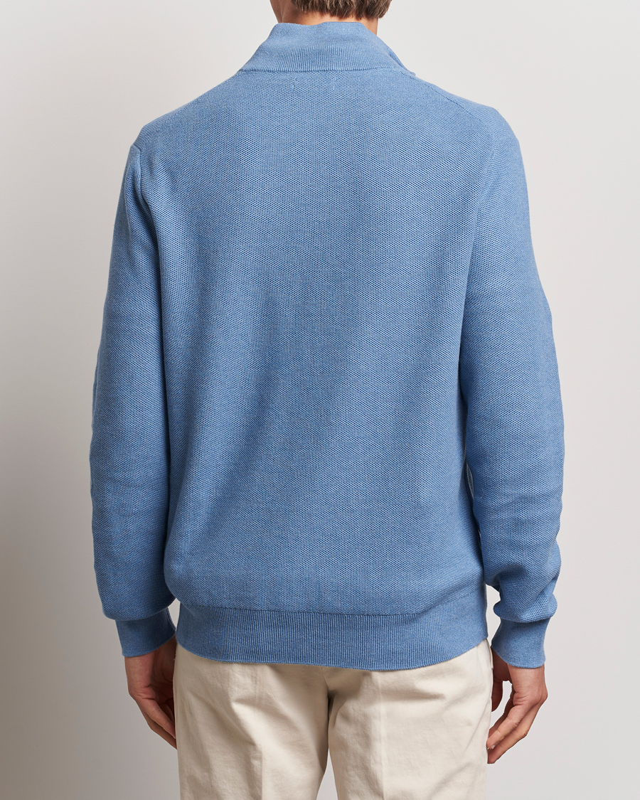 Herre | Trøjer | Polo Ralph Lauren | Textured Half Zip Lake Heather
