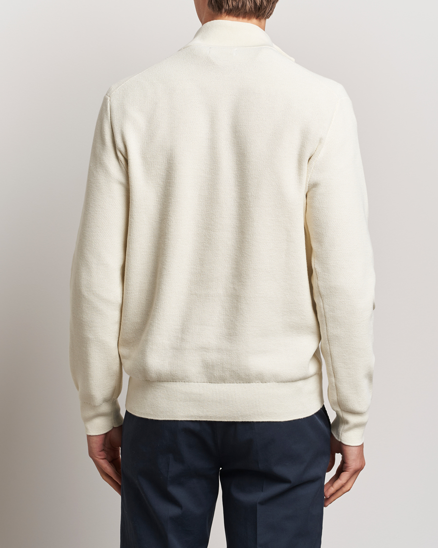 Herre | Trøjer | Polo Ralph Lauren | Textured Half Zip Herbal Milk