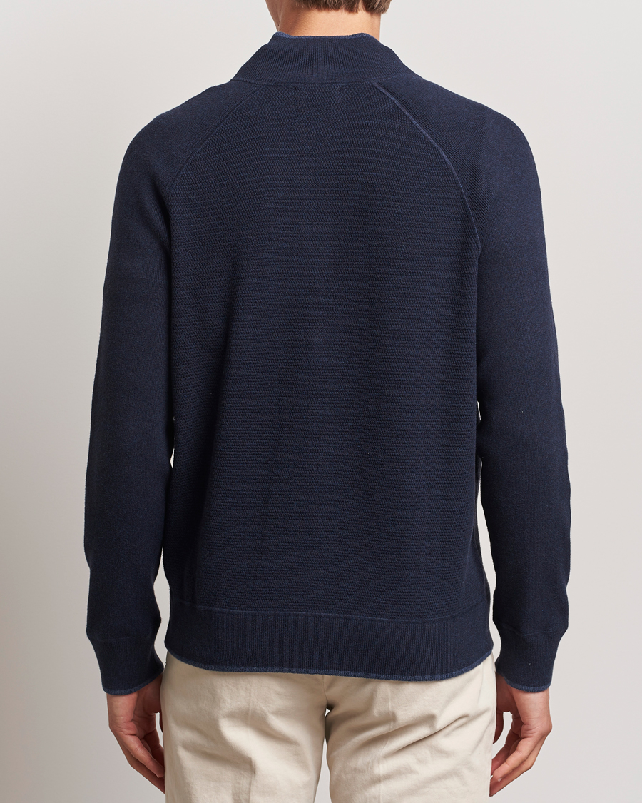 Herre | Trøjer | Polo Ralph Lauren | Textured Full Zip Navy Heather