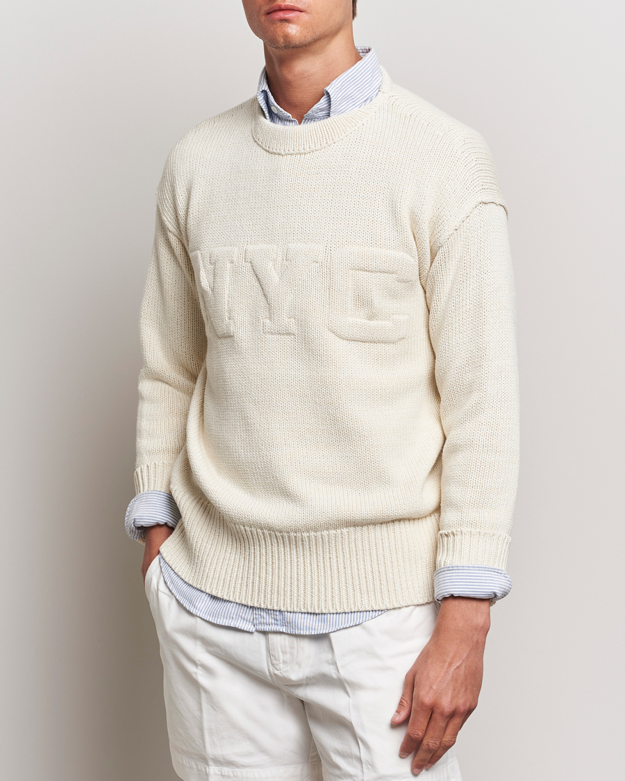 Herre |  | Polo Ralph Lauren | NYC Knitted Sweater Cream