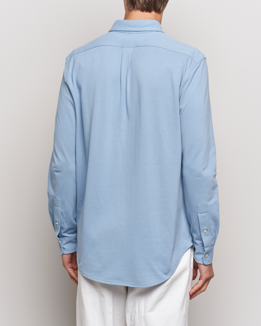 Herre | Skjorter | Polo Ralph Lauren | Featherweight Mesh Shirt Vessel Blue