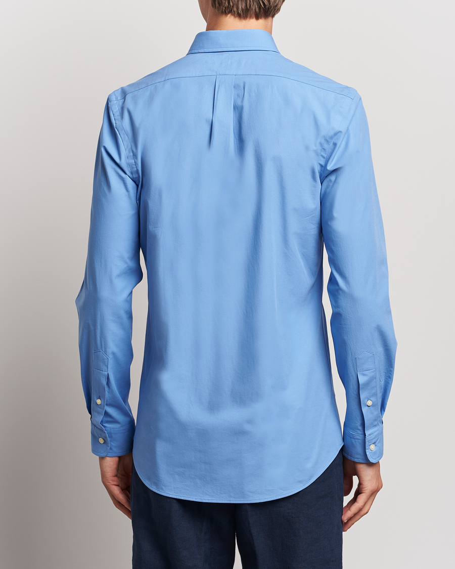Herre | Skjorter | Polo Ralph Lauren | Slim Fit Poplin Shirt Harbor Island Blue