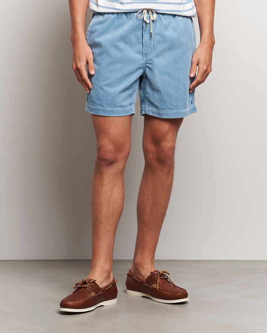 Herre | Drawstringshorts | Polo Ralph Lauren | Prepster Corduroy Drawstring Shorts Blue Note