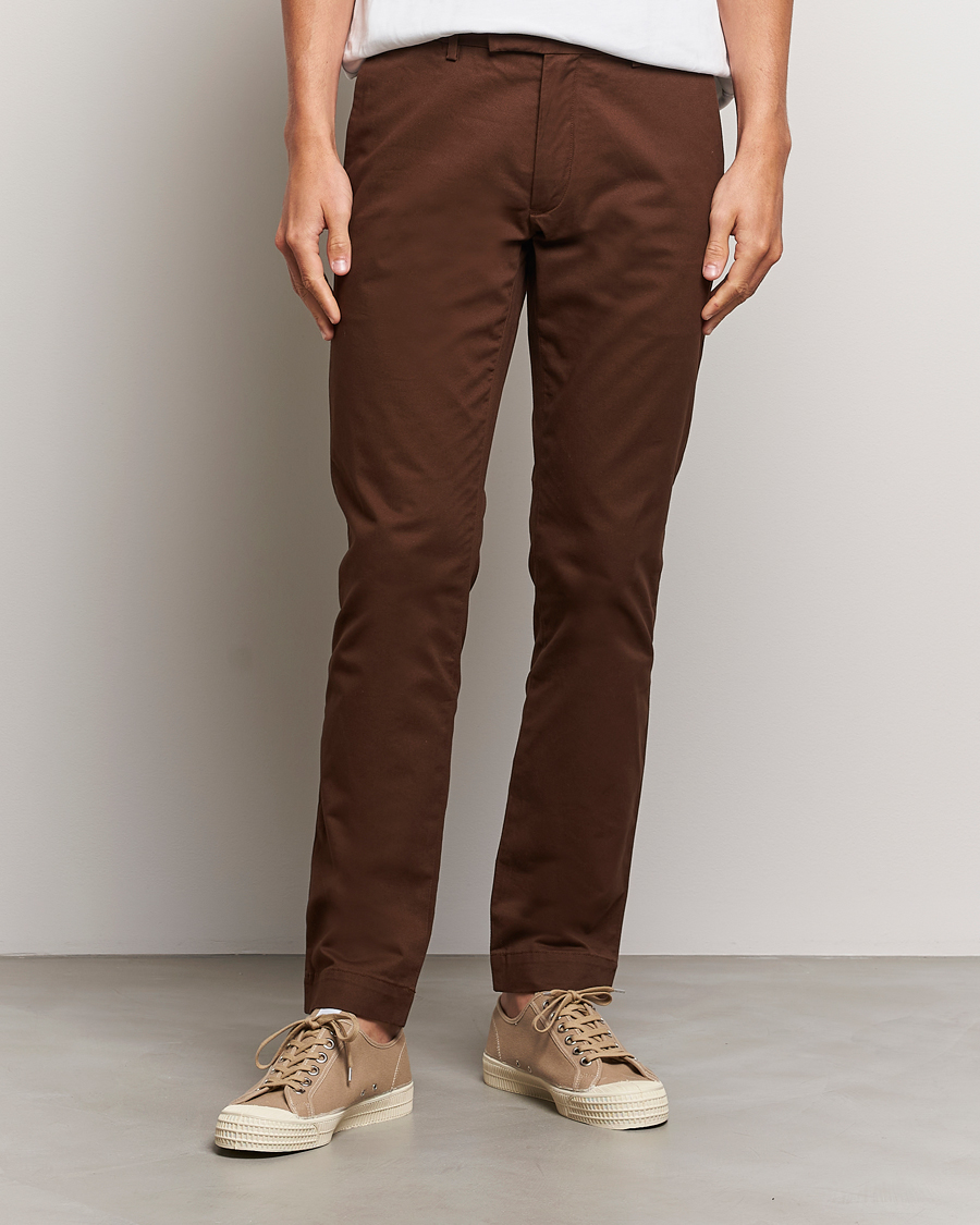 Herre |  | Polo Ralph Lauren | Slim Fit Stretch Chinos Branch Brown