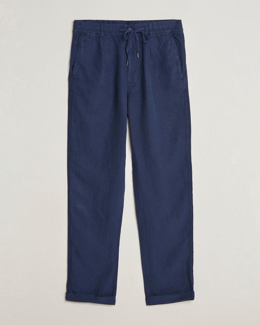 Herre | Bukser | Polo Ralph Lauren | Prepster Linen Trousers Newport Navy