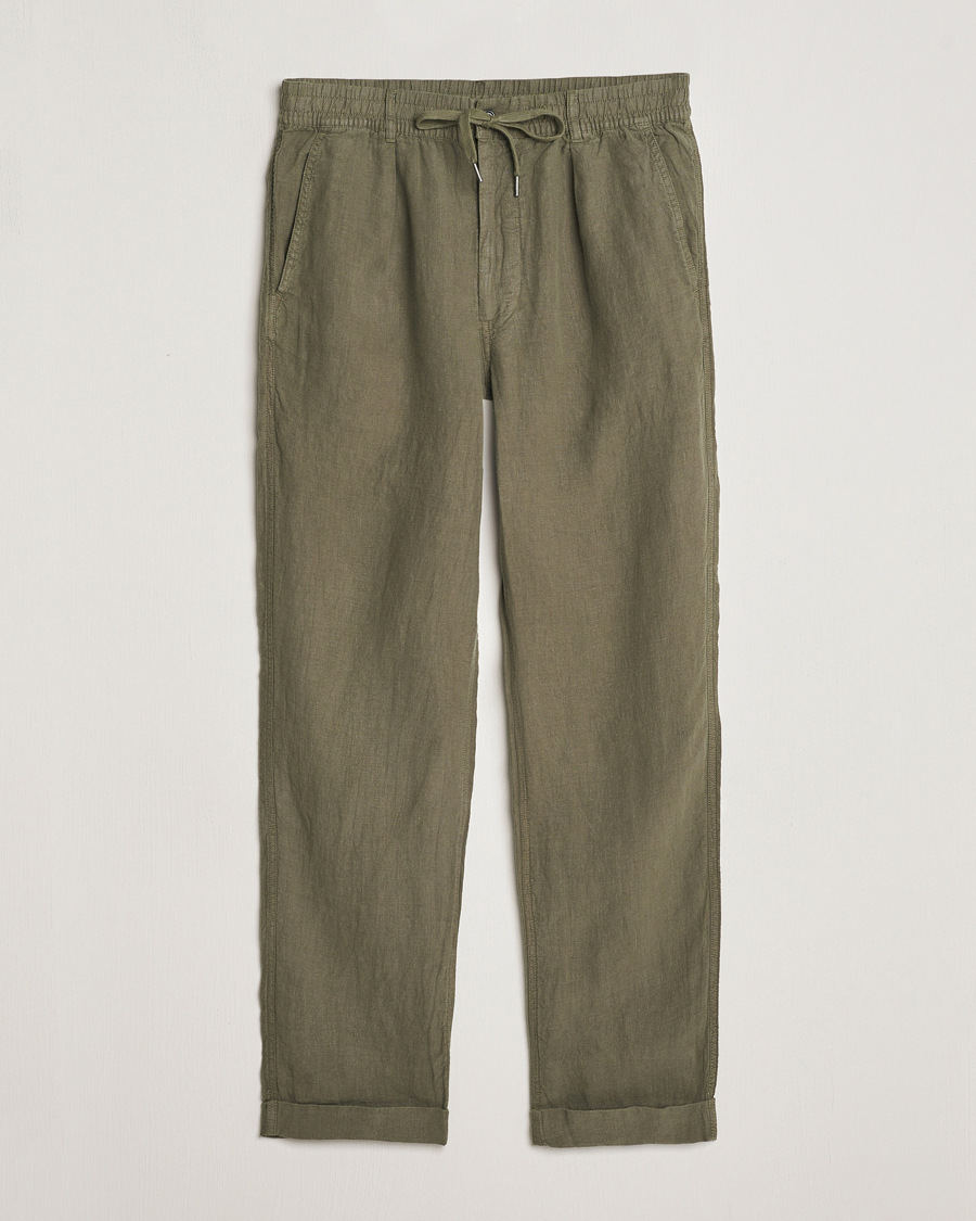 Herr |  | Polo Ralph Lauren | Prepster Linen Trousers Thermal Green