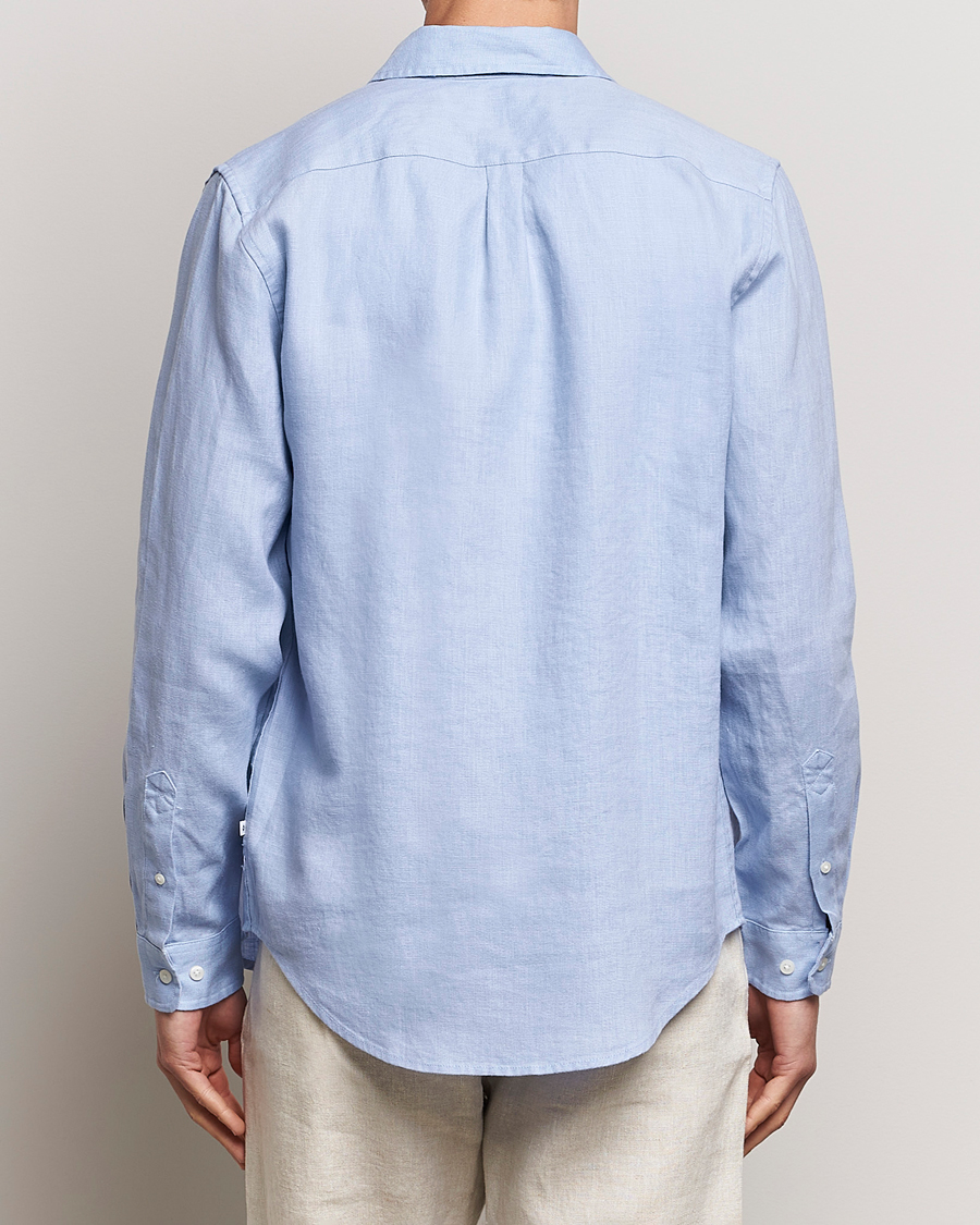 Herre | Skjorter | Samsøe Samsøe | Liam Linen Shirt Brunnera Blue