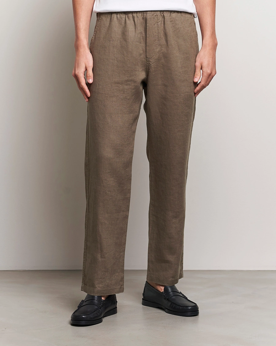 Herre | Samsøe Samsøe | Samsøe Samsøe | Sajabari Linen Drawstring Trousers Bungee Cord