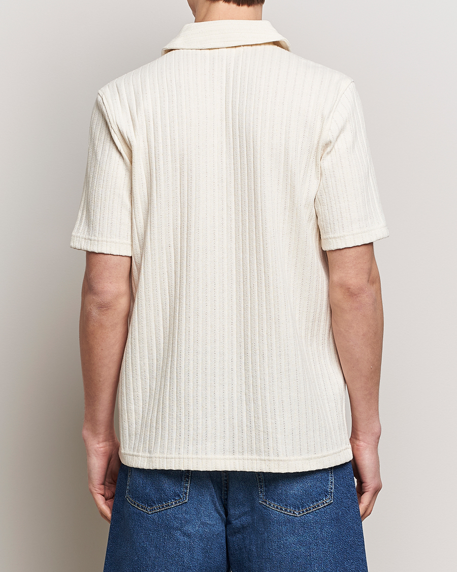 Herre | Skjorter | Samsøe Samsøe | Sakvistbro Structured Short Sleeve Shirt Clear Cream