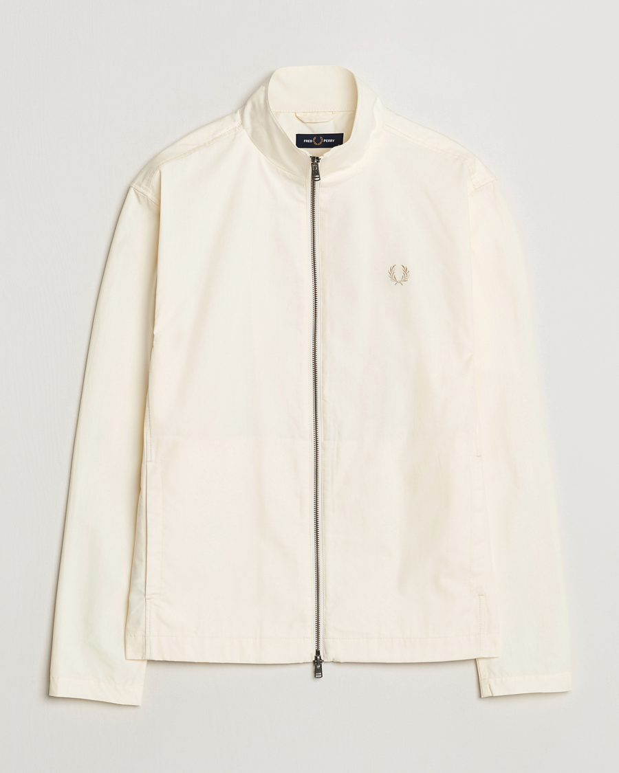 Herre |  | Fred Perry | Woven Ripstop Shirt Jacket Ecru