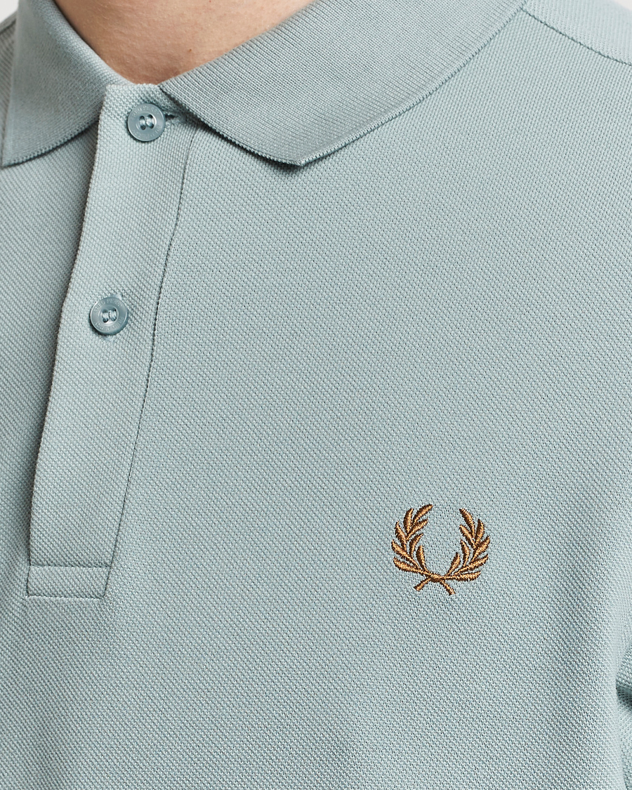 Herre | Polotrøjer | Fred Perry | Plain Polo Shirt Silver Blue