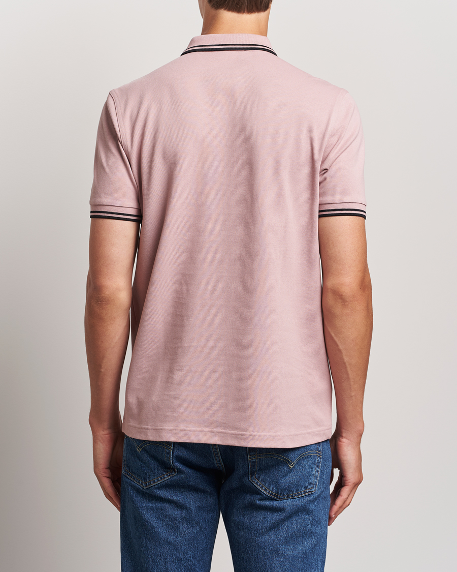 Herre | Polotrøjer | Fred Perry | Twin Tipped Polo Shirt Dusty Rose Pink
