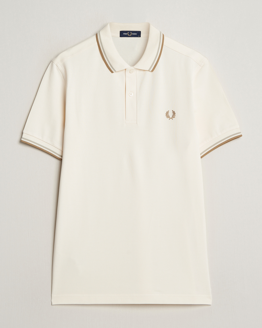 Herre | Polotrøjer | Fred Perry | Twin Tipped Polo Shirt Ecru